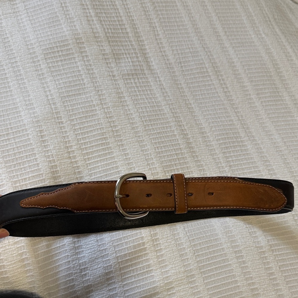 Elegant Brown and Black Men's Belt Bag
